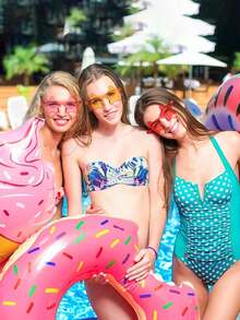 1/3/6/30 Bucăți - Pahare fără ramă transparente, colorate, pentagonale, folosite pentru petreceri, petreceri de Crăciun, carnavaluri, evenimente interesante sau cadouri (culoare aleatorie multicoloră) - Multicolor - Vizualizare 3