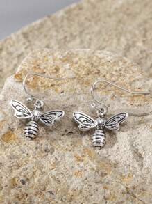 1 paire de boucles d'oreilles pendantes d'animal vintage uniques, boucles d'oreilles originales, accessoires ludiques, style fantaisiste, pour toutes les occasions (sans boîte)