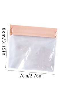 Fashionable Snack Storage Bag, Outdoor Travel Cosmetic Bag, Portable Women's Clutch Bag Storage Bag, Letter Printed Makeup Bag, PVC Waterproof Portable Cosmetic Storage Bag Toiletry Bags Summer Travel Essentials For Beach Vacation Holiday School Supplies Dorm Essentials Back To School Purse Travel Accessories Summer Beach Bag Tote Bag Wallet MakeUp Bag Car Accessories