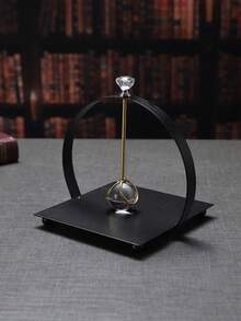 1pc Luxury Metal Square Paper Towel Holder, Elegant Napkin/Tissue Box Desktop Organizer - Multicolor - View 18
