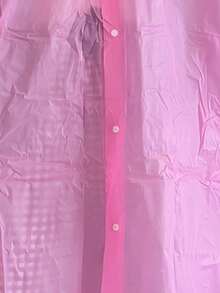 1 件可重复使用的便携式透明全身雨衣，EVA 加厚一体式雨衣，男女通用成人学生户外旅行雨披，防风防水，适合骑自行车、徒步旅行、休闲女士风格，保持干爽时尚 - 粉色 - 查看 10