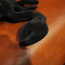 Preparado para Halloween - Escorpión negro de peluche realista: 3D serie oscura, animal de peluche para una decoración espeluznante del hogar o un juguete festivo