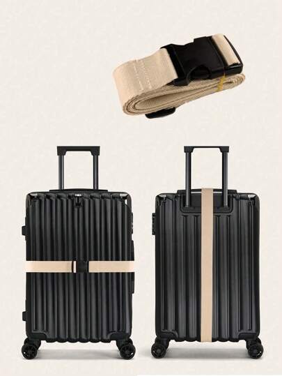 1PC Travel Luggage Strap Adjustable Password Lock Packing Belt Baggage Secure Lock Anti-Theft Luggage Strap Bundling Belt Packing For Student Bag For School School Accessories School Stuff