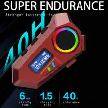 Motorcycle Helmet Headphones With HiFi Sound, CVC Noise Reduction Function, Helmet Speaker With Microphone, Easy To Use With Golfers, IPX65 Waterproof, Equipped With Voice Assistant And FM Radio Function