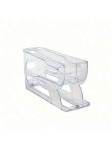 1pc Egg Storage Box, 3-Tier Automatic Rolling Egg Rack, Large Capacity Dedicated Egg Storage Box For Fridge, Cabinet, Shelf And Counter, Kitchen Organization And Storage, Kitchen Accessory