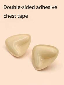 2/1Pair Double-Sided Sticky Bra Inserts,Snowy Sticky Bra Inserts,Sticky Bra Push Up, Self Adhesive Pads Ultra Instant Lift Bra, Push Up Bikini Pads For Sports Bra Swimsuit - Multicolor - View 4