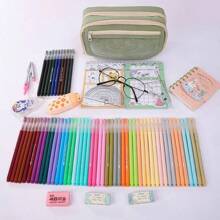 1 astuccio portamatite a forma di panda, ad alto valore cromatico, grande capacità, scatola multifunzionale per cancelleria (adatto per studenti di scuola primaria e secondaria), astuccio portamatite, zaino scolastico, forniture scolastiche, ritorno a scuola