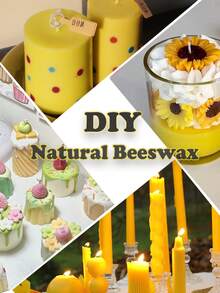 500g/1000g Beeswax Pellets - Multi-Filtered Wax, Suitable For DIY And Candle Making - Ideal As Gifts And Home Decor (Yellow/White Available), Mother's Day Gift, Gift For Women - Multicolor - View 6