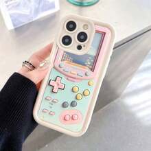Game Console Pink Pattern Phone Case For Compatible With IPhone 16/15/14/13/12/11/ProMax/Pro/Plus/XSMax/XS/X,For Compatible With Samsung Galaxy S22/S23/S24/S25/Plus/FE/Ultra,Fashion Female Summer Unique Cases Shockproof Anti-Drop Design Tpu Protection Cover Men Casing Girl Women Ultimate Protective Fundas Para Protectores De Celulares Accessories Friend Gift Aesthetic Protector Forro De Teléfono - trắng - Xem 2