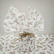 15/30/60 hojas de papel de seda con patrón de árbol de acebo, de 50*35cm, papel fino adecuado para embalaje de regalos, protección de humedad para ropa, embalaje de vino, relleno de cajas de regalo, protección de artículos frágiles, decoración para cumpleaños, San Valentín, regalos de Navidad