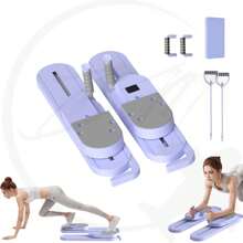 Tabla deslizante de Pilates dividida, equipo de acondicionamiento físico multifuncional, máquina deslizante de hierba, rodillo abdominal, ejercicio de core, entrenamiento de fuerza de brazos y piernas, deportes y acondicionamiento físico, para uso doméstico, gimnasio, yoga