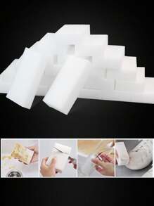 6/8/12/16/24/32/48pcs,Magic Sponge Eraer,Foam Cleaning Pad,Multifunctional Household Cleaning Sponge,Kitchen Dishwashing Sponge,Suitable For Furniture,Bathroom,Bathtub,Sink,Floor.Wall.Cleaning Supplies,Household Gadgets,Ready For School