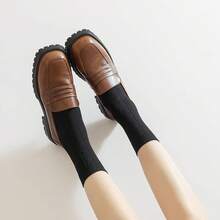 Athletic Socks - 6 Colors (apricot+Light Brown+Brown + White + Cream + Black) - View 7