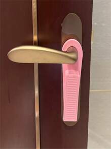 2 Pieces Heavy-Duty Door Stop Set -, Strong Adhesion, Children's Exit Baffle, Suitable For Classrooms, Dormitories And Baby Rooms - Fashionable School Supplies