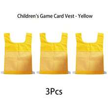 BELLKIDS 1 pieza Chaleco de entrenamiento para niños, 4 colores, chaleco de práctica, chaleco con bolsillo insertable para juegos, bata de entrenamiento, bata de educación física, chaleco de competición de equipo para niños, herramienta de juego cognitivo, ayuda didáctica, aprendizaje interactivo, para el hogar, el aula, al aire libre, juegos de fiesta, de vuelta a la escuela - Multicolor - Ver 25