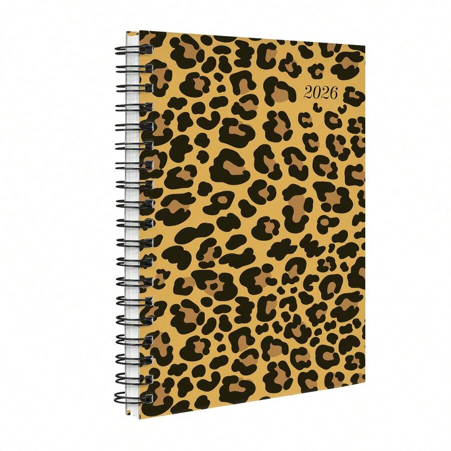 iscool Weekly Planner Agenda 2025 Animal Print Ounce Colors - Màu Cam cháy - Xem 1