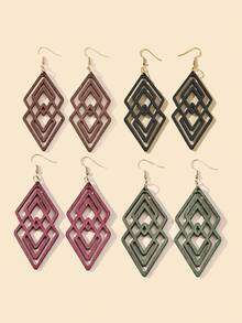 Multicolor 4 Pairs/set