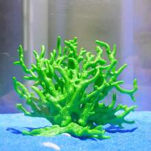 Adorno de planta de coral flexible de gran tamaño para pecera, decoración de paisajismo acuático para acuario