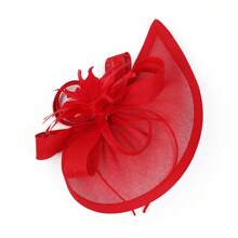 1 Stück fächerförmiger Tee-Party Fascinator Hut für Frauen, Kentucky Kopfbedeckung Derby Pillbox Kirchenhut für Cocktail Hochzeit, Haaraccessoires, kleine Hüte, Mini Fascinator, Mini Mütze