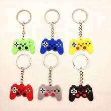 6pcs/12pcs Per Set Random Color Game Theme Keychains - Multicolor - View 6