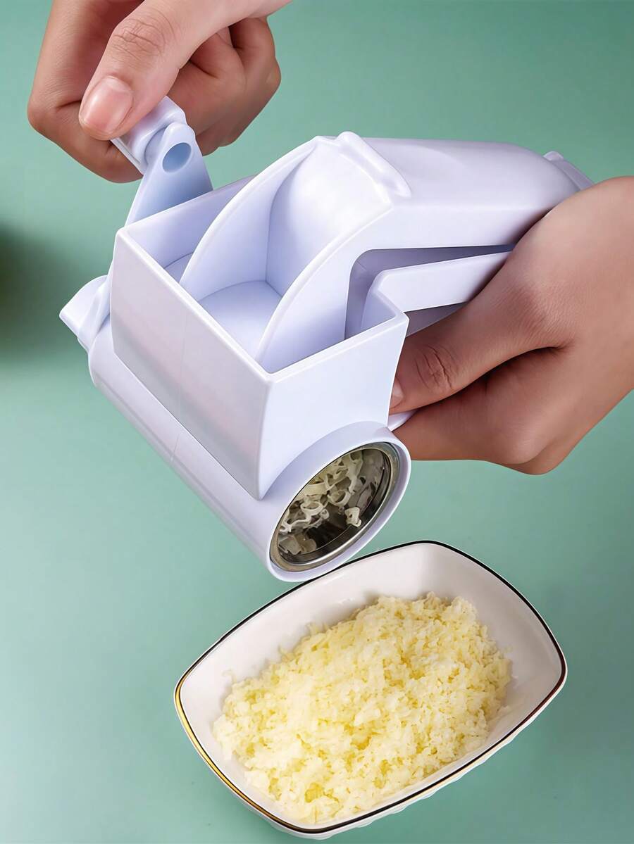 1pc Rotary Cheese Grater, Rotating Cheese Shredder, Creative Kitchen Cheese Slicer, Multi-Function Cheese Grater, Cheese Shredder, Essential Kitchen Tool