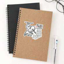 3Inch You Have Enough Books But I Don'T Have These Books Sticker, Perfect For Laptops, Notebooks, E-Readers, Or Book Carts, A Relatable Design For Book Lovers Who Always Find Room For One More Story, Ideal For Bibliophiles, Romance Readers, And Tbr Stack Builders, A Fun Gift For Friends - Multicolor - View 5