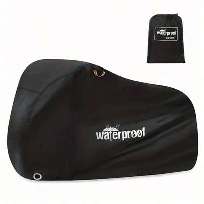2-Bike Outdoor Storage Cover, Fits Road Bikes/Electric Bikes, With Lock Hole