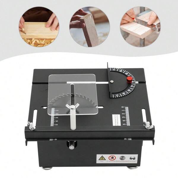 Mini Tischkreissäge Multifunktionale Holzbearbeitung 200W 10000 U/min Tischkreissäge Schnitttiefe 33mm Mini Tischsäge Multifunktionale Holzbearbeitung ﻿
