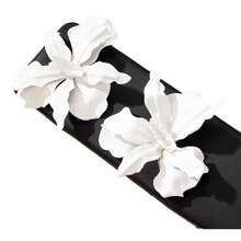 1 par de pendientes con colgante floral, pendiente de moda estilo vacacional para mujeres