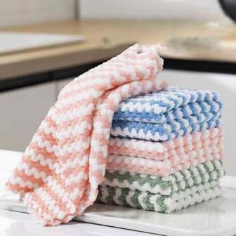 10 pezzi/20 pezzi di panni per pulizia in microfibra ultra-assorbenti in stile boho, resistenti a olio e grasso, durevoli, per cucina, bagno e altro, facili da pulire e riutilizzabili, strofinacci da cucina
