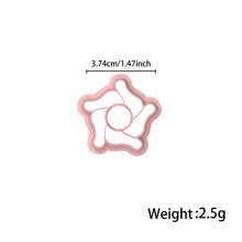 6pcs Windmill Polymer Clay Cutter Mold With High Precision DIY Handcrafted Earring Jewelry Clay Molds Embossing Pottery Tools