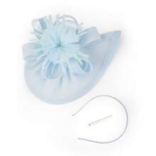 1 Stück fächerförmiger Tee-Party Fascinator Hut für Frauen, Kentucky Kopfbedeckung Derby Pillbox Kirchenhut für Cocktail Hochzeit, Haaraccessoires, kleine Hüte, Mini Fascinator, Mini Mütze
