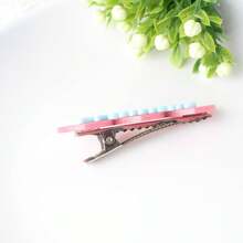 Customized Acrylic Letter Casual Hair Clip, Everyday Personal Name Headpiece Accessory DIY Jewelry Gift For Women And Girls, Layered Acrylic Craft - Multicolor - View 5