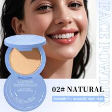 O'CHEAL 1 Box 10g Silk Satin Soft-Focus Mattifying Setting Powder, Waterproof, Natural, Long-Lasting, Makeup Foundation Loose Powder