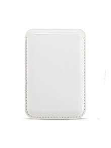 Apple Magsafe Leather Magnetic Adhesive Card Slot PU Leather Card Holder