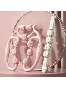 Round Leg Clip Massager, Handheld 9-Wheel, Multi-Functional Massage Tool, Suitable For Relieving Muscle Pain In Both Women And Men, Massage Roller Muscle Relaxer, Round Leg Clip Leg Massager
