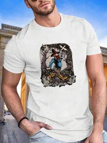 Men T-Shirts - White - View 3