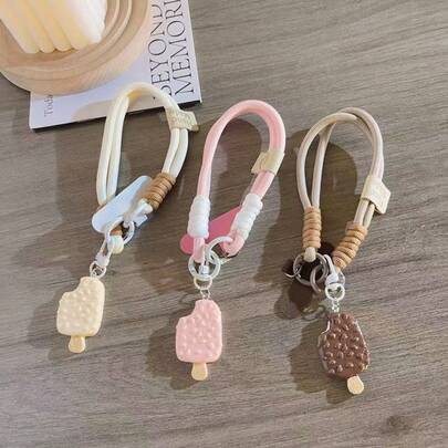 北欧风格纯色是一款耐用且坚固的手机壳吊坠腕带挂绳相机吊坠。