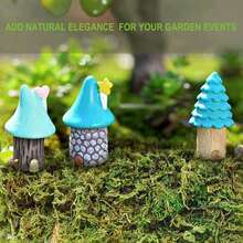 1 pacote de musgo artificial falso, simulação faça você mesmo de musgo, grama, micro layout paisagístico, planta verde, gramado, vaso de plantas, decoração de janela, paisagismo - Verde - Ver 7