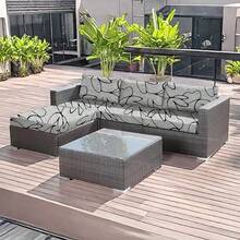 1pc Milk Silk Digital Printing Sofa Cushion Cover, Lotus Design, High Elasticity Dust-Proof Anti-Dirty Anti-Slip Removable Washable For Patio, Outdoor, Bedroom, Living Room, Study - Multicolor - View 6