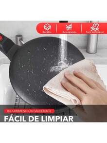 Portable Non-Stick Electric Crepe Maker For Home Use, Automatic Pancake And Crepe Machine - US A Type Plug(110-127V) - View 4