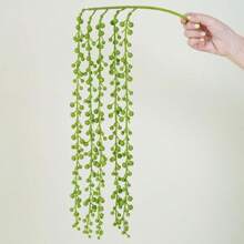 1/2 Stück, 75 cm, künstliche hängende grüne Pflanze - aus weichem Gummimaterial hergestellt, geeignet für Haus und Außenbereich, Büro, Hochzeit, Party, Balkon und Garten - wartungsfrei, einfach zu reinigen. Grüne Kombi-Set für den Nationalfeiertag von Saudi-Arabien. Geeignet für den Nationalfeiertag von Saudi-Arabien und die Rückkehr zur Schulsaison, Herbstdekoration, Herbst