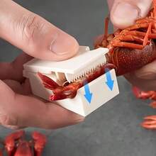 4件套优质小龙虾剥壳工具套装 - 轻松剥壳，耐用小工具，适合小龙虾爱好者，轻巧便携，易于存放