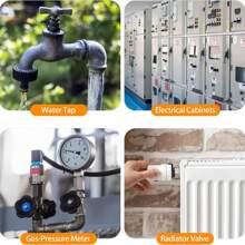 1pc Multi-Functional High Carbon Steel Key Wrench, Suitable For Electrical Cabinet, Elevator, Water Meter Valve, Cross Wrench