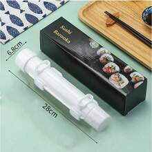 Sushi Maker Set In White With Color Box, Professional Sushi Making Device For Home, DIY Sushi Roller, Perfect For Beginners And Advanced Users, Easy To Use, DIY Sushi Tool For Homemade Maki, Ideal As A Gift