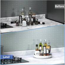 3 Pack Large Lazy Susan Rotating Turntable Organizer - For Kitchen, Pantry, Cabinet - White - View 5