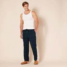 Essentials Men's Flannel Pajama Pant - Blanco - Ver 8