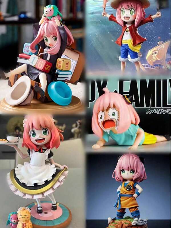bandai Bandai, Nuova serie COS Ania, Modelli per adulti, Giocattoli da collezione premium, Decorazione per la casa, Regali per compleanni, San Valentino, Natale, Ognissanti, Vari stili, Figura anime