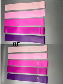 1 件/2 件/3 件/5 件女士阻力带套装 - 瑜伽普拉提臀部训练带，用于腿部和臀部锻炼，TPE 弹性健身带，用于全身塑形、拉伸、家庭健身房、Crossfit - 夏季便携式健身带（5 种颜色）- 混合配送 - 彩色 - 查看 13