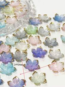 Acryl DIY Accessoires, cremefarbene Klebstoff Handyhüllen, Haarclips, dekorative Accessoires Materialien, Barock Accessoires, DIY handgemachte Ohrringe, Kopfbedeckungen, Schuhe, Kleidungsaccessoires. Dieses Produkt wird vielfältig in der Dekoration, als Anhänger verwendet.